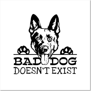 Bad Dog Doesn't Exist German Shepherd Posters and Art